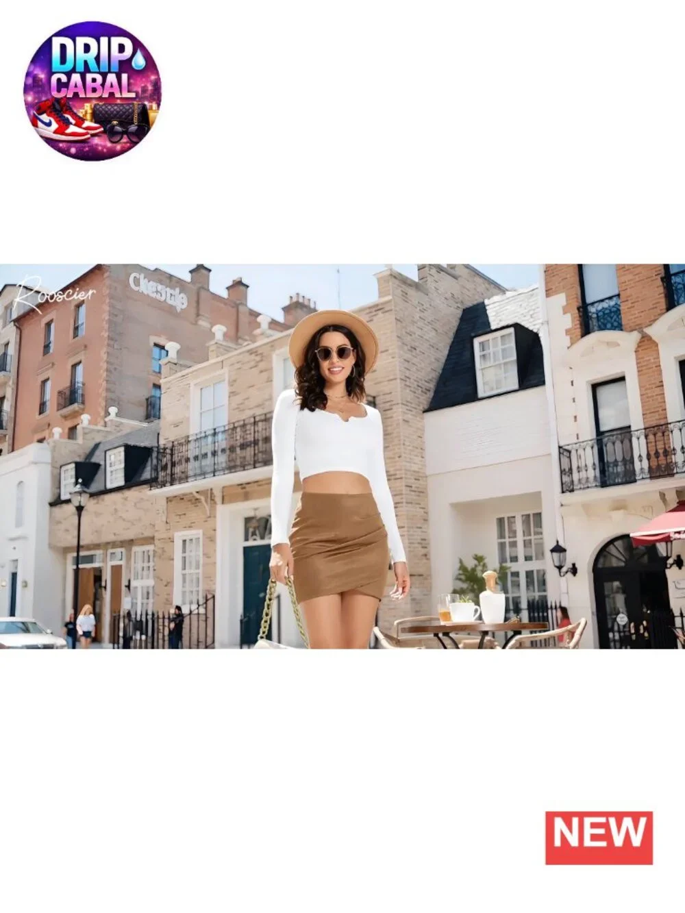 Faux Suede High Waist Ruched Mini Skirt Zipper Back